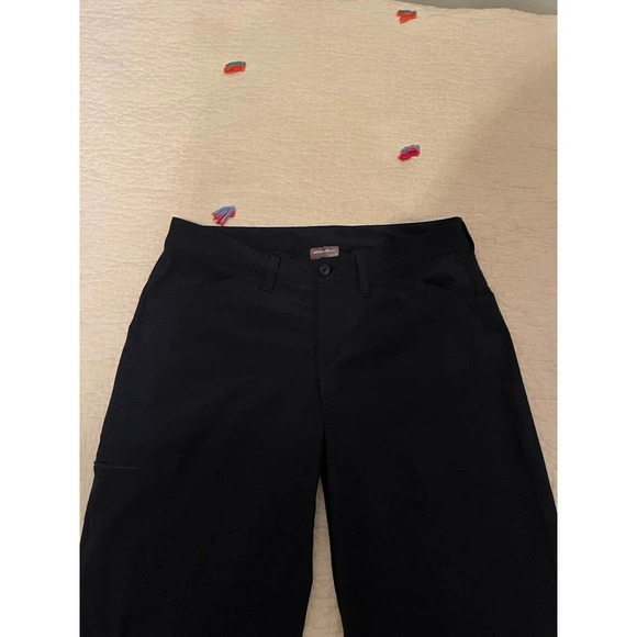 Eddie Bauer Navy Travel Pants Size 6 - Picture 2 of 7